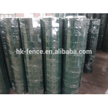 pvc cubierto soldada euro valla holanda malla en rollo de 3 &quot;x 3&quot;